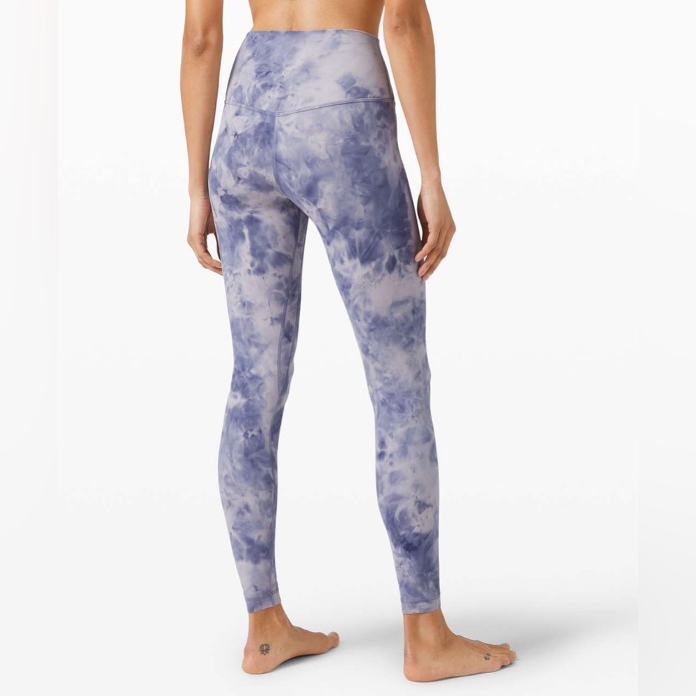 Women’s Lululemon Diamond Dye Iced Iris Peri Purple Leggings | Size 4 | 28”